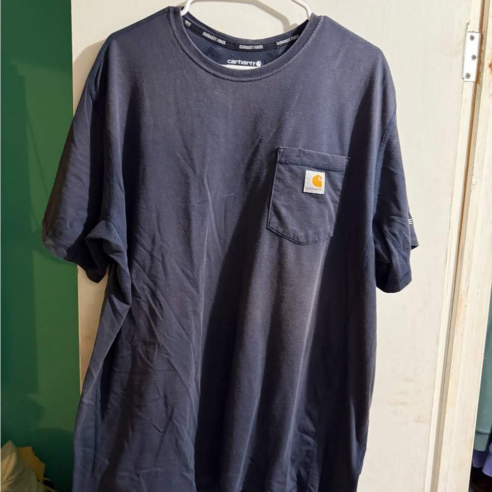Carhartt Men's Dark Blue Short Sleeve Tee